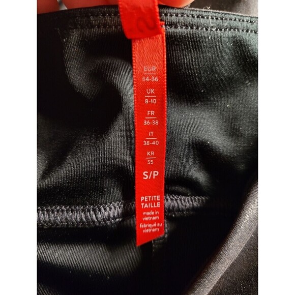 Spanx Metallic Faux Leather Leggings Size S - Picture 10 of 10